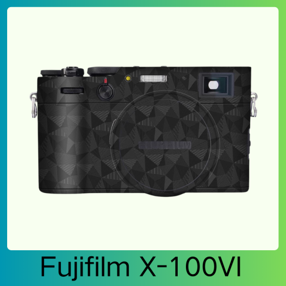 Corpo da Fujifilm X-100VI  - Pele câmera, adesivo câmera - com alta resistência a arranhões, à prova d'água e com design elegante.